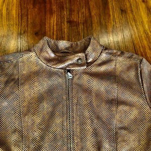 Levi’s leather jacket - M